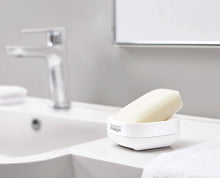 Load image into Gallery viewer, Joseph Joseph Slim Compact Dish - Light Blue & White