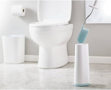 Load image into Gallery viewer, Joseph Joseph Flex Smart Toilet Brush with holder - White & Light Blue