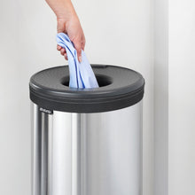 Load image into Gallery viewer, Brabantia Laundry Bin with Inner Removable Bag - 30 Liters, Matt Steel