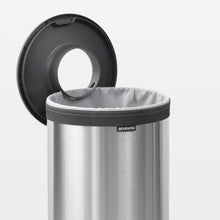 Load image into Gallery viewer, Brabantia Laundry Bin with Inner Removable Bag - 30 Liters, Matt Steel