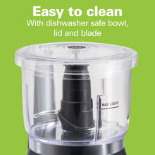 Load image into Gallery viewer, Hamilton Beach Stack & Press™ Food Chopper - 710ml, 350W