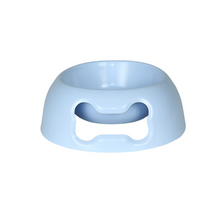 Load image into Gallery viewer, Gab Plastic Pet Food Bowl Oval Bone , 15cm - Available in Several Colors