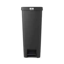 Load image into Gallery viewer, Brabantia StepUp Pedal Bin from Recycled Plastic - 40 Liters, Dark Grey