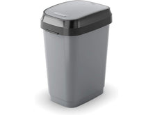 Load image into Gallery viewer, Kis (by Curver) Dual Swing Bin, Large - 50 Liters, Grey