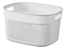 Load image into Gallery viewer, Curver Filo Basket, Small - 6 Liters, 15 x 27 x 22cm - White