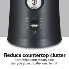 Load image into Gallery viewer, Hamilton Beach Custom Grind™ Coffee Grinder - 4 to 14 coffee cups, 150W