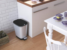 Load image into Gallery viewer, Kis (by Curver) Chic Pedal Bin, Small - 10 Liters, Silver