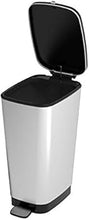 Load image into Gallery viewer, Kis (by Curver) Chic Pedal Bin, Large - 50 Liters, Silver