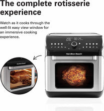 Load image into Gallery viewer, Hamilton Beach Digital Air Fryer Oven with 16 Cooking Modes and 7 Accessories - 12 Liters, 1500 Watts