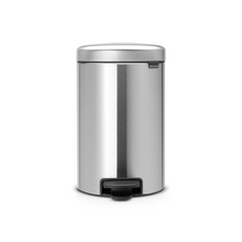 Load image into Gallery viewer, Brabantia New Icon Pedal Bin, 12 Liters - Matt Steel