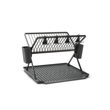 Load image into Gallery viewer, Brabantia Foldable Dish Drying Rack, Large - Dark Grey
