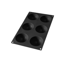 Load image into Gallery viewer, Lekue Semi-Sphere Silicone Mold with 6 Cavities - Black
