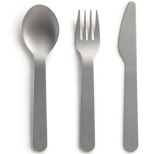 Load image into Gallery viewer, Lekue To Go Cutlery Set of 3 - Matt Steel