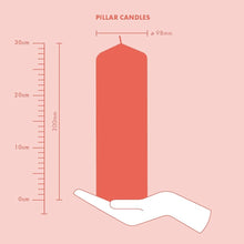 Load image into Gallery viewer, Bolsius Unscented Pillar Candle 300/100 - Available in different colors