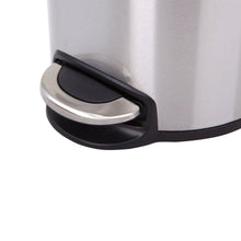 Load image into Gallery viewer, EKO Artistic Stainless Steel Round Step Waste Bin with Soft Close Lid - 20 Liters
