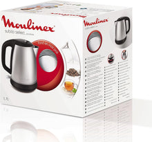 Load image into Gallery viewer, Moulinex Subito Select Stainless Steel Electric Kettle - 1.7 Liters, 2400W