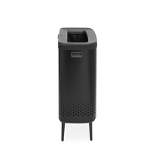 Load image into Gallery viewer, Brabantia Bo Hi Laundry Hamper, 2 x 45 Liters - Matt Black