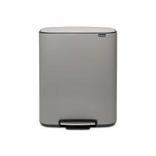 Load image into Gallery viewer, Brabantia Bo Pedal Bin - 60 Liters, Mineral Concrete Grey