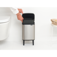 Load image into Gallery viewer, Brabantia Bo Hi Waste Bin, 4L - Matt Steel Fingerprint Proof