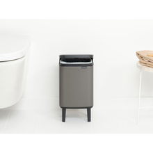 Load image into Gallery viewer, Brabantia Bo Hi Waste Bin, 4L - Platinum