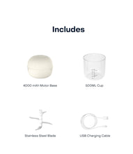 Load image into Gallery viewer, Nutricook Cordless Choppi Food Chopper, 500ml - Dessert Sand