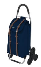 Load image into Gallery viewer, Colombo Dakar Water Resistant Shopping Trolley with 3 Wheels - 50 Liters, Navy Blue