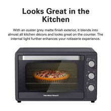 Load image into Gallery viewer, Hamilton Beach Convection Toaster Oven with Rotisserie Grill, 55 Liters - 2200W