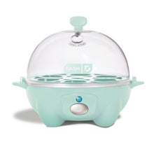 Load image into Gallery viewer, Dash Rapid Egg Cooker: 6 Egg Capacity Electric Egg Cooker, Blue, empty.