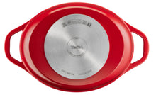 Load image into Gallery viewer, Tefal Air Oval Cast Aluminum Stewpot, 30 x 23cm- Red