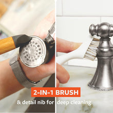 Load image into Gallery viewer, Full Circle Micro Manager Detail Brush & Crevice Tool - Pack of 2, Bamboo