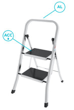 Load image into Gallery viewer, Colombo Factotum Aluminum Handy Step Stool - 2-Steps