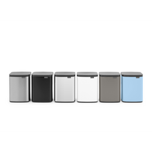 Load image into Gallery viewer, Brabantia Bo Waste Bin, 7L - Matt Steel Fingerprint Proof