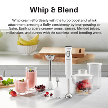 Load image into Gallery viewer, Hamilton Beach Turbo Boost Hand Blender with chopper, whisker, beaker - 700ml, 600W