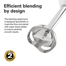 Load image into Gallery viewer, Hamilton Beach Turbo Boost Hand Blender with chopper, whisker, beaker - 700ml, 600W