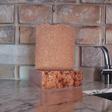 Load image into Gallery viewer, Sopo Handmade Himalayan Salt & Pink Clay Soap, Cold Process for Face & Body - 1 piece