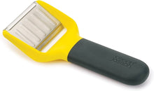 Load image into Gallery viewer, Joseph Joseph Multi-Slice Cheese Slicer Cutter, Plane 2 Stainless Steel Blades for Medium & Hard Cheeses - Yellow