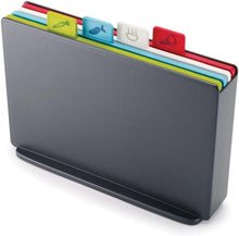 Load image into Gallery viewer, Joseph Joseph Index Advance Chopping Board Set of 5, Plastic - Graphite