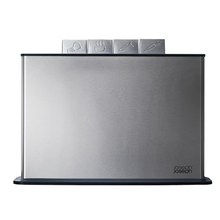 Load image into Gallery viewer, Joseph Joseph Index100 Chopping Board Set of 5, Stainless Steel & Plastic