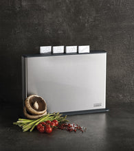 Load image into Gallery viewer, Joseph Joseph Index100 Chopping Board Set of 5, Stainless Steel & Plastic