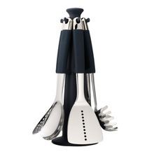 Load image into Gallery viewer, Joseph Joseph Elevate100 Kitchen Utensils Carousel, Set of 7 - Stainless Steel