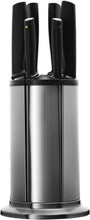 Load image into Gallery viewer, Joseph Joseph Elevate100 Knives Carousel Knife Set with Rotating Storage Stand - 7 Piece - Stainless Steel