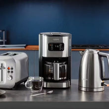 Load image into Gallery viewer, Krups Programmable Coffee Maker, Stainless Steel - 1.25 Liters