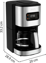 Load image into Gallery viewer, Krups Programmable Coffee Maker, Stainless Steel - 1.25 Liters