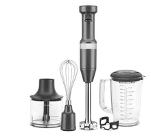 Load image into Gallery viewer, KitchenAid Hand Blender with Accessories - 180 Watts, Dark Gray