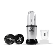 Load image into Gallery viewer, Magic Bullet Multi-Function High-Speed Blender, Mixer System with Nutrient Extractor, Smoothie Maker, Silver - 4 Piece Accessories, 400 Watts