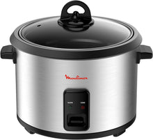 Load image into Gallery viewer, Moulinex Easy Cook Rice Cooker with Steam Basket - 1.8 Liters, 540W