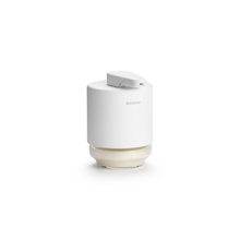 Load image into Gallery viewer, Brabantia MindSet Soap Dispenser - Mineral Fresh White, with soap.