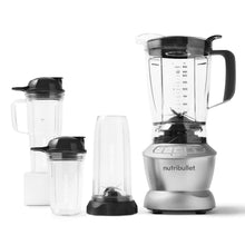 Load image into Gallery viewer, Nutribullet Full Size Blender + Combo , Multi-Function High Speed Blender, Mixer System with Nutrient Extractor, Smoothie Maker, Silver - 9 Piece Accessories, 1200 Watts