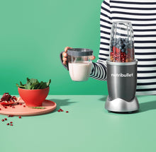 Load image into Gallery viewer, Nutribullet Multi-Function High Speed Blender, Mixer System with Nutrient Extractor, Smoothie Maker, Grey -9 Piece Accessories, 600 Watts