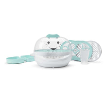 Load image into Gallery viewer, Nutribullet Baby, Turbo Steamer Sterilizes Baby Bottles, Pacifiers, Utensils and Toys, Egg Cooker, Blue - 6pc Accessories, 420 Watts